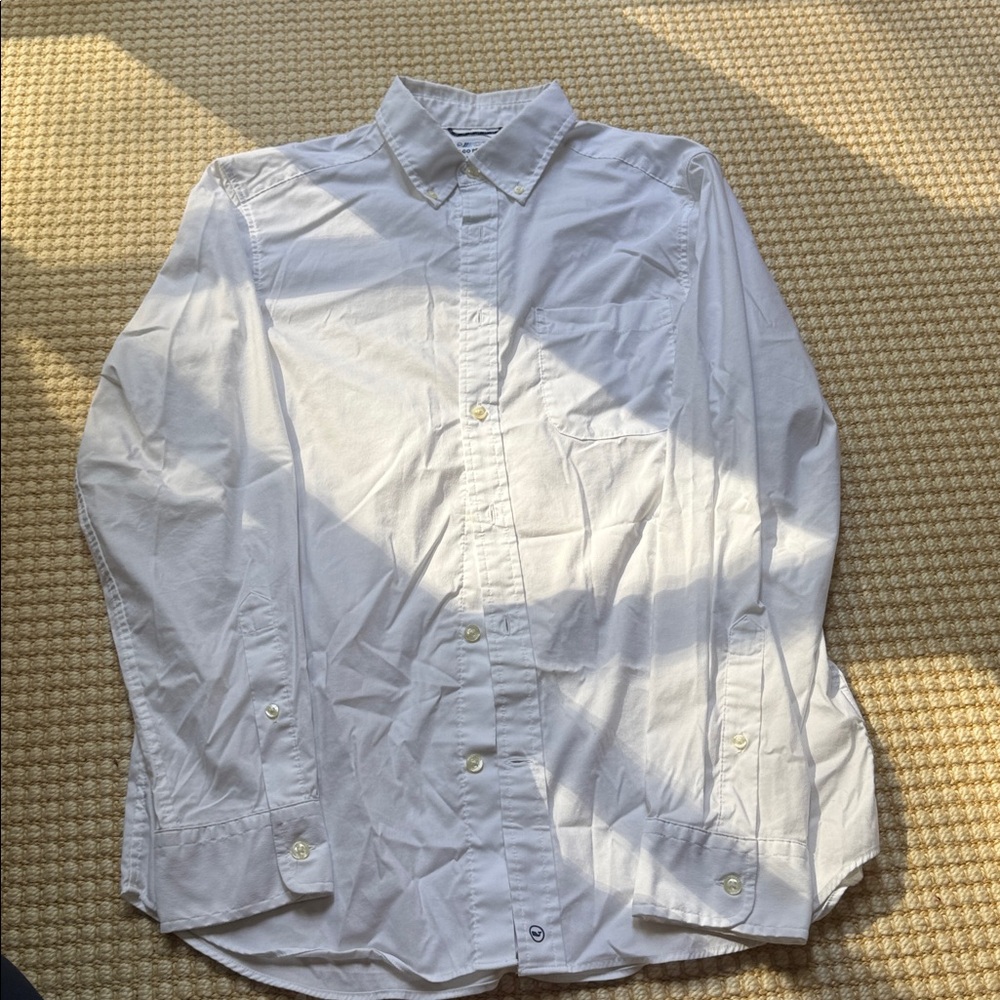 Vineyard Vines Cream Button-Up Shirt